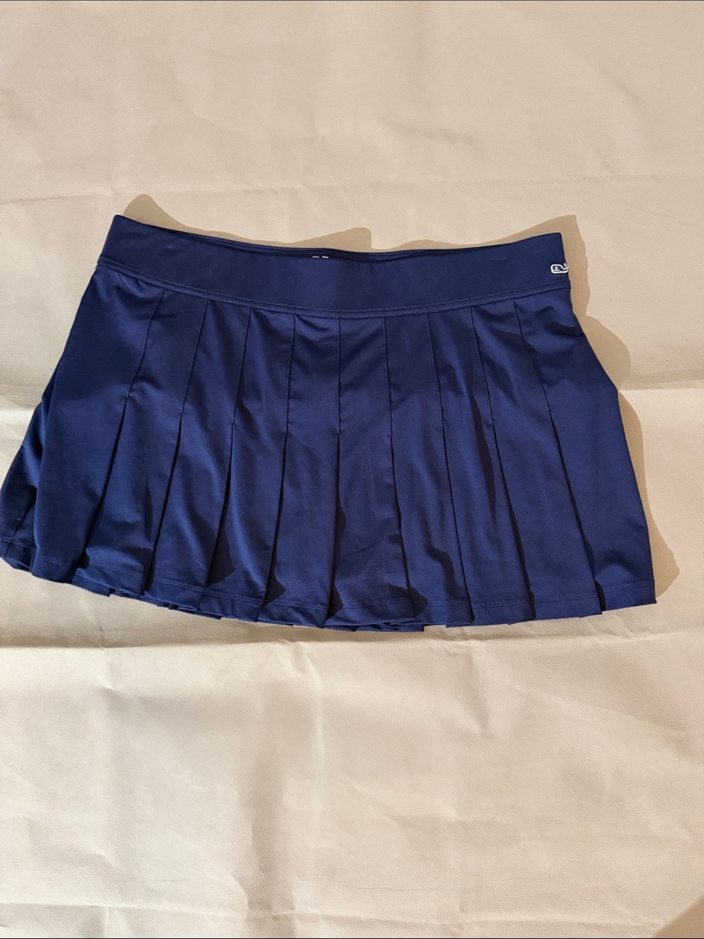 Vineyard Vines Navy Pleated Performance Skort Tennis Golf Sports Womens Size XL